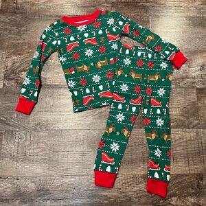 NWOT Carters Reindeer Christmas Toddler Pajamas